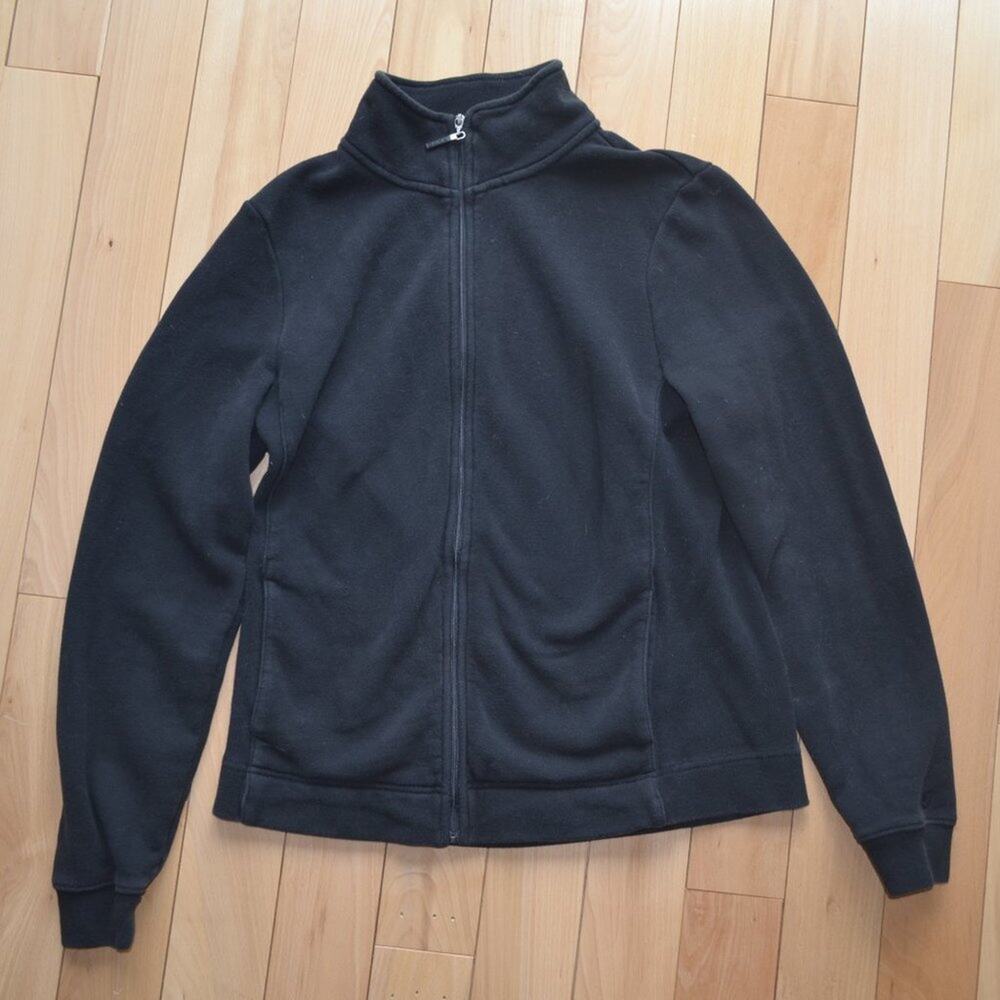IZOD Zip Up Jacket Fleece Interior Size S